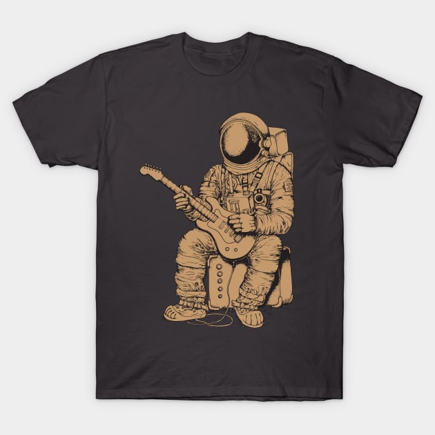 Cosmic Guitarist T-Shirt by ROVO